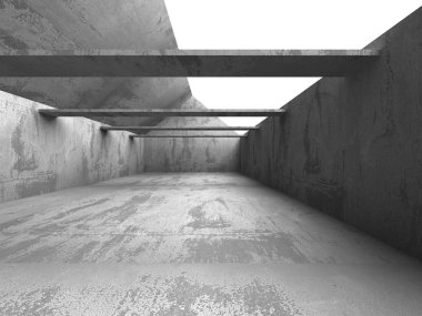 Karanlık beton mimarisi