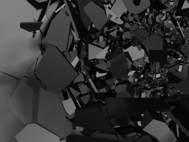 Metalik duvar kırık