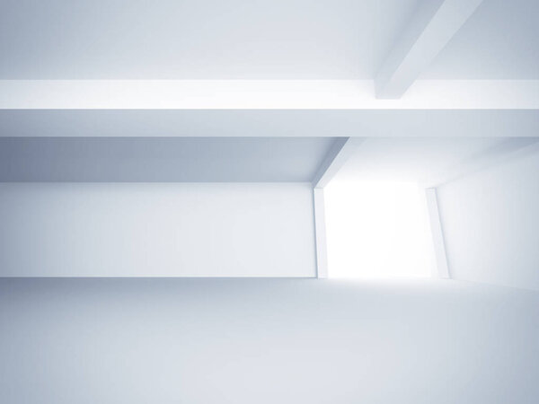 Абстрактная современная белая архитектура
 