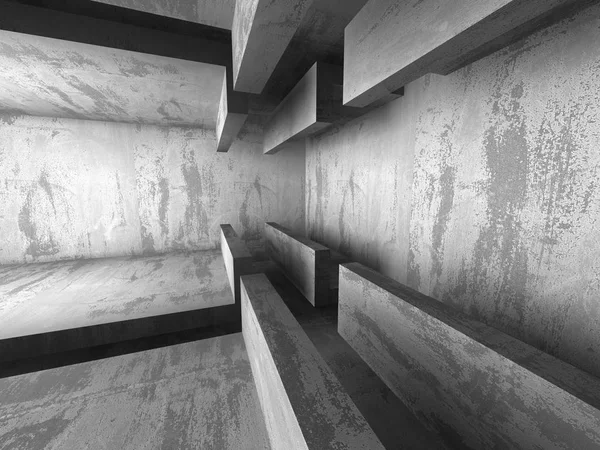 Sala de porão de concreto — Fotografia de Stock