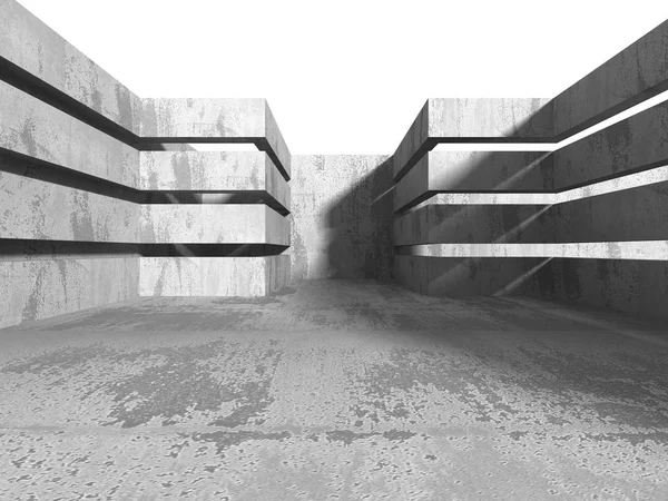 Abstrakta betongkonstruktion — Stockfoto