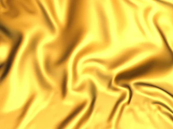 Tela de satén de seda dorada de lujo —  Fotos de Stock