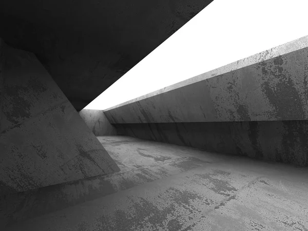 어두운 콘크리트 건축 — 스톡 사진