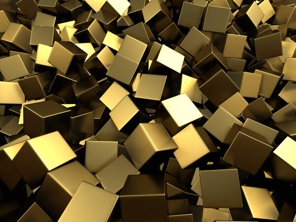Gold Chaotic Cubes