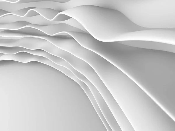 Abstract wavy smooth architecture — Stock Photo, Image
