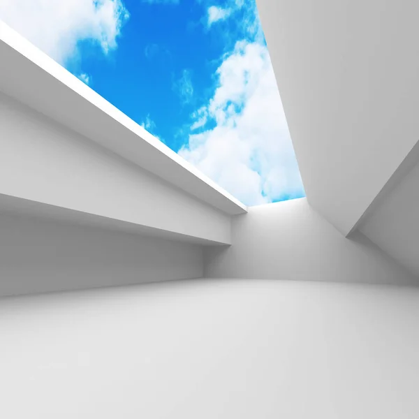 Анотація білий архітектури з неба — стокове фото
