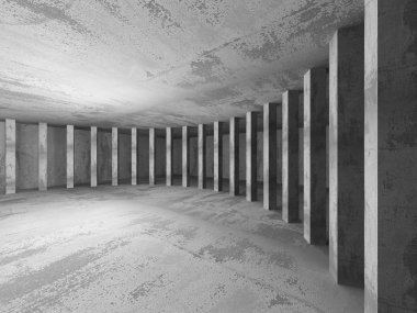 Karanlık beton mimarisi