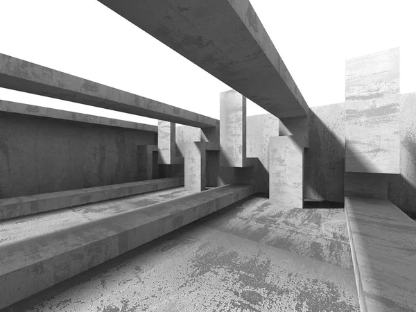Abstract het betonnen platform — Stockfoto