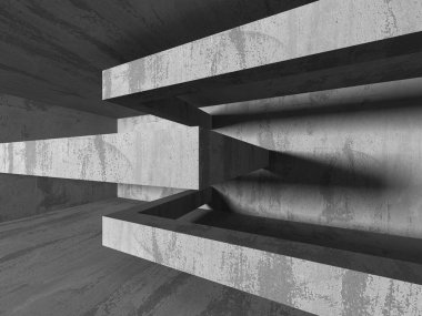 Karanlık Bodrum boş odası iç. 