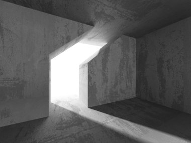 Beton mimari koyu arka plan