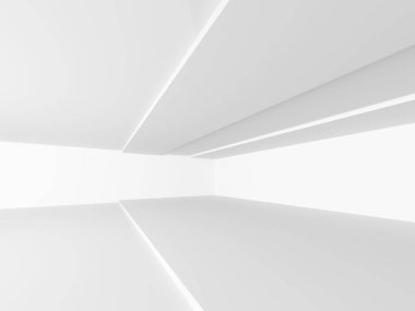 Beyaz mimari geometrik arka plan