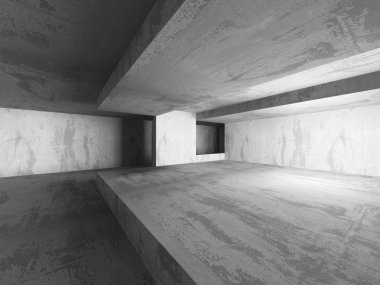 Karanlık Bodrum boş odası iç. 