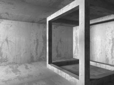 Karanlık Bodrum boş odası iç. 