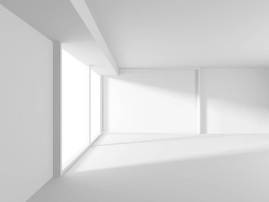 Modern beyaz mimari arka plan