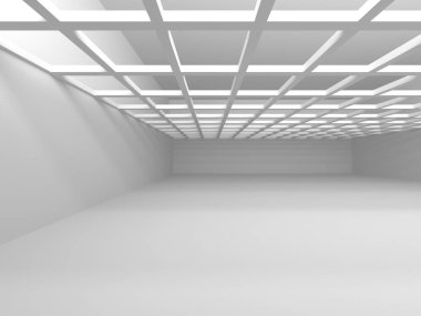 Beyaz mimari geometrik arka plan