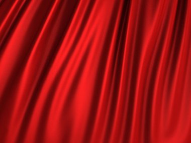 Kırmızı ipek dalgalı kumaş kumaş zarif arka plan