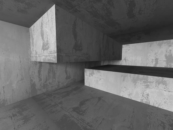 Abstracte geometrische concreet het platform — Stockfoto