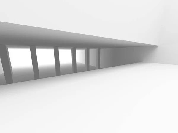 Белый пустой интерьер . — стоковое фото