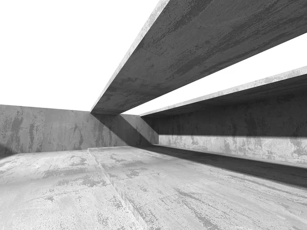 Arquitetura de concreto geométrico abstrato — Fotografia de Stock