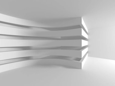 Modern beyaz mimari arka plan