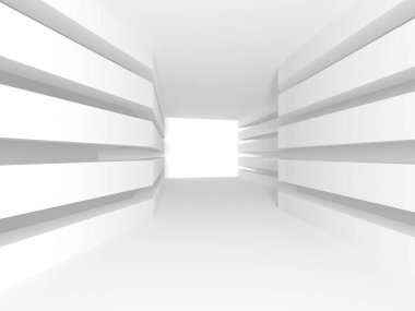 Modern beyaz mimari arka plan