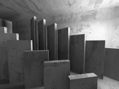 geometrik beton mimari arka plan