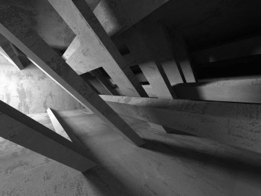 geometrik beton mimari arka plan