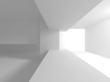 Modern beyaz mimari arka plan