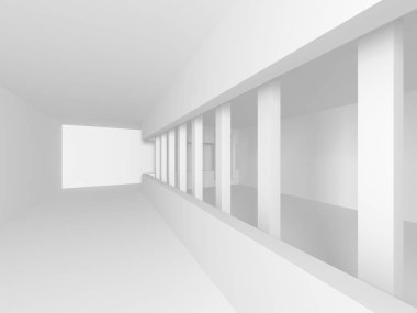 Modern beyaz mimari arka plan