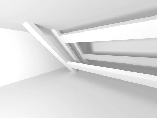 Witte het platform bouw Modern interieur — Stockfoto