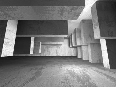 geometrik beton mimari arka plan