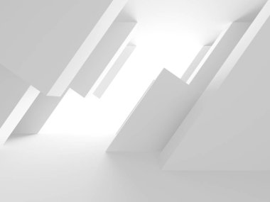 Modern beyaz mimari arka plan