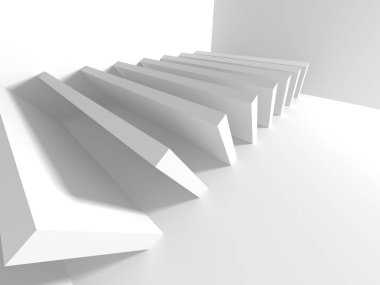 Modern beyaz mimari arka plan