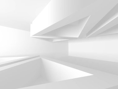 Modern beyaz mimari arka plan