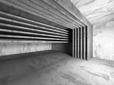 Karanlık Bodrum boş odası iç. 