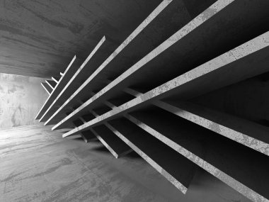 Beton mimari koyu arka plan