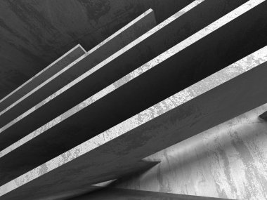 Karanlık Bodrum boş odası iç. 