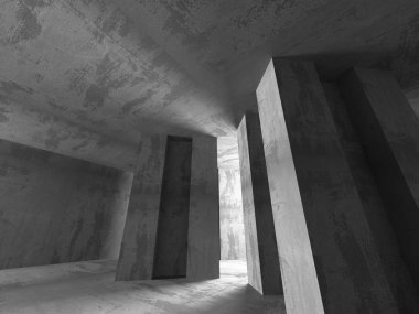 Beton mimari arka plan. 
