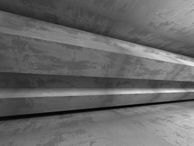 Karanlık Bodrum boş odası iç. 