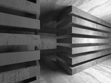 Beton mimari arka plan. 