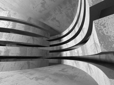 Karanlık Bodrum boş odası iç. 