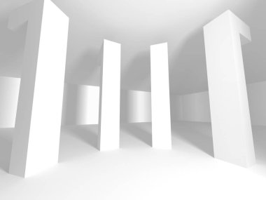 Beyaz mimari tasarım arka plan