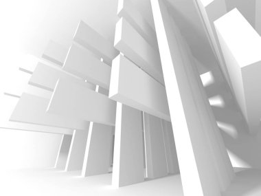 Beyaz mimari tasarım arka plan