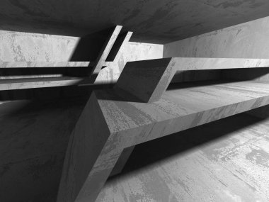 Beton mimari arka plan. 