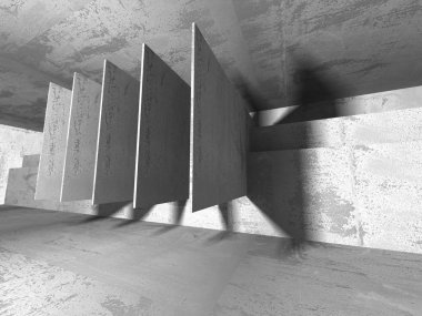 Beton mimari koyu arka plan