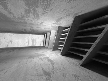 soyut geometrik beton mimari arka plan