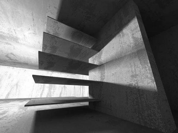 Elvont geometrikus beton architektúra háttér — Stock Fotó