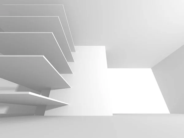 Abstrakt moderne hvit arkitekturbakgrunn – stockfoto