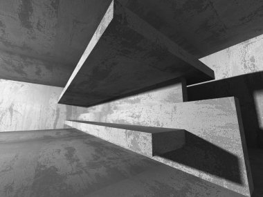 soyut geometrik beton mimari arka plan