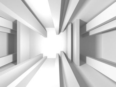 Beyaz mimari tasarım arka plan